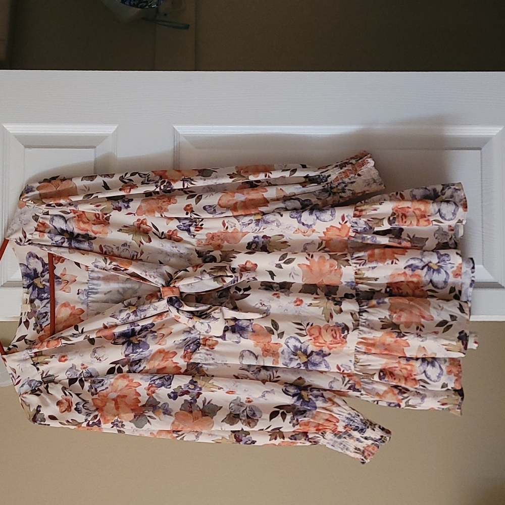 Pink Ripple, M, floral